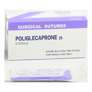 POLIGLECAPRONE 25 ABSORBABLE SURGICAL SUTURES AM-563 (MO)